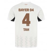 Bayer Leverkusen Jonathan Tah #4 Bortedrakt 2024-25 Kortermet